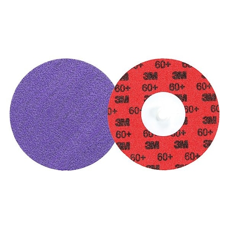 3M Cubitron Quick-Change Disc, Ceramic, 4 in Dia., PK25 7100332083