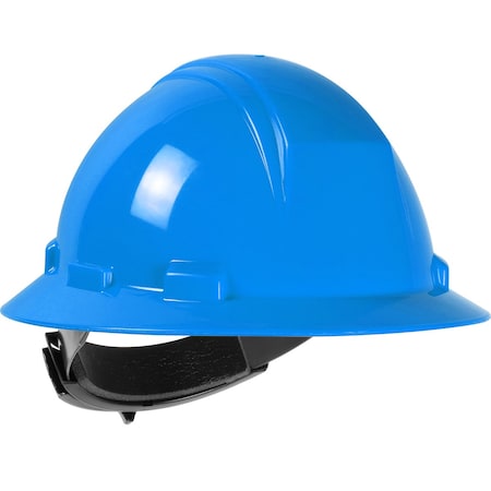 Dynamic Type II Full Brim Hard Hat w/HDPE Shell, 4-Point Textile Suspension and Wheel Ratchet Adj. 280-HP642R-07