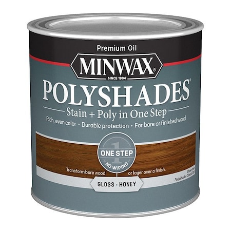 Minwax Wood Stain, 0.5 pt, Honey 214964444