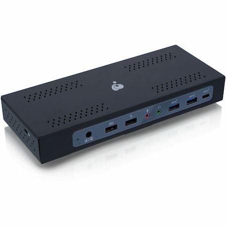 Iogear Dock Pro Duo USB-C Dock, KVM, TAA Compliant, PC, Mac, TAA Compliant GUD3CDHTAA