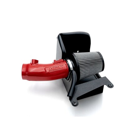Hps Performance Air Intake Kit with Heat Shield, Red, 827-741R