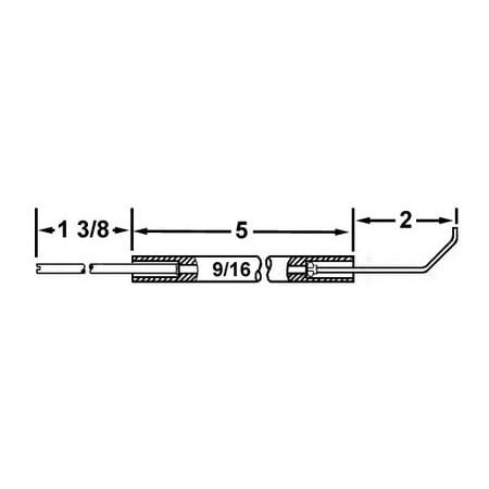 Crown Engineering Iron Fireman electrode, 2PK 22115-02