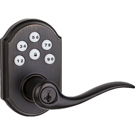 Kwikset Keypad Keyed Entry Locks Smartcode Venetian Bronze 912TNLZW500-11PS