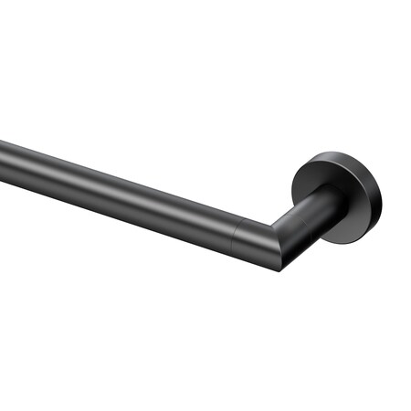 Gatco Glam 24" Towel Bar, Matte Black 4630MX