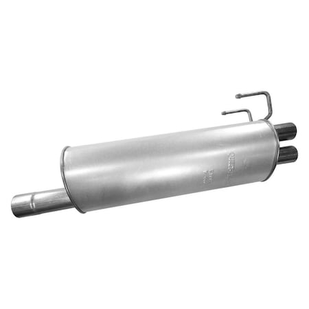 Walker 21692 Quiet-Flow Stainless Steel Oval Aluminized Exhaust Muffler for 2011-2017 Ram 1500 W22-21692