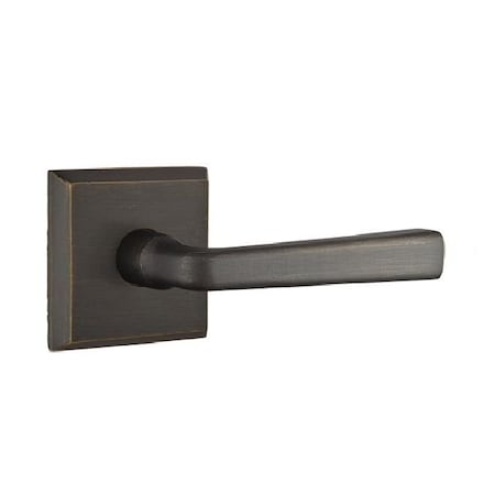 Emtek Residential Door Levers Privacy Right Hand Medium Bronze 7211CRMBRH
