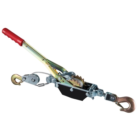 Performance Tool 2 Ton Cable Puller, 12 ft Cable, 5mm Diameter, Zinc Plated W4000DB