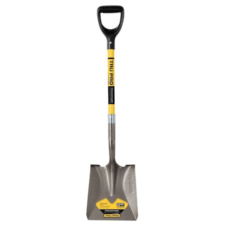 Truper Tru Pro 29'' Fiberglass D-Handle Square Point Shovel PCY-F
