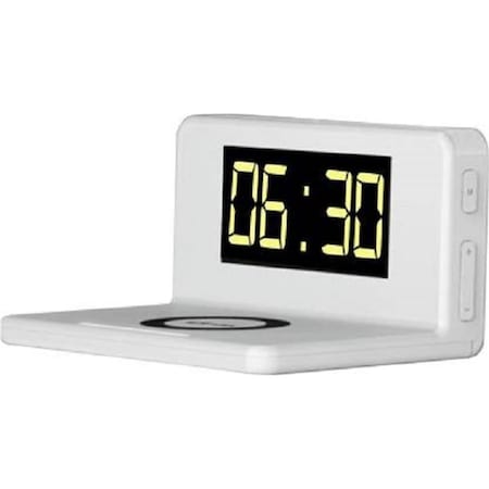 Milink LED Alarm Clock with Wireless Charger ACWC-I72