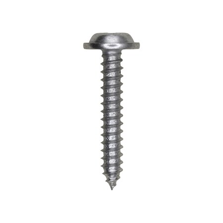 Phillips Flat Washer Head Tapping Screw 8-18 x 1in, 100PK