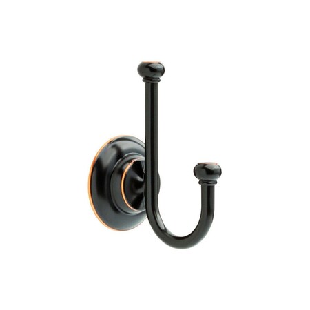 Delta Robe Hook Porter 7in H X 5.2in W X 3.1in L Oil-Rubbed Bronze Oil-Rubbed Bronze 78435-OB1
