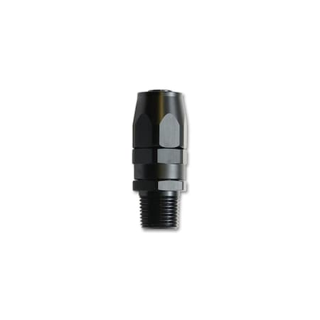 Superjock 26007 0.5 in. NPT Pipe Thread 10AN Male Straight Hose End Fitting SU3567406