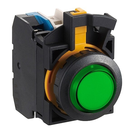 Idec Illuminated PB 22MM 2NO+2NC Green 24V Bl CW1L-M2E22Q4G