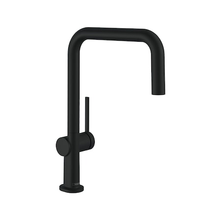 Hansgrohe Talis N Kitchen Faucet, U-Style 1-Spray, 1.5 GPM in Matte Black 72858671