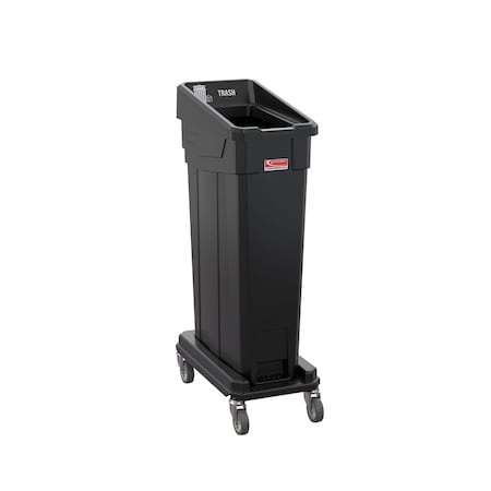 Suncast Commercial 23-Gallon Multi-Stream Trash Can, 1-Pack; Black TCN2030MSBK