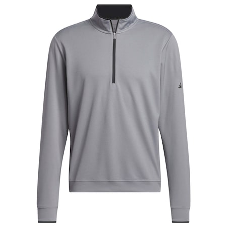 Adidas UPF Lightweight Golf 1/4 Zip - Grey Three/XXL IS7133