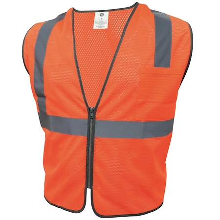 General Electric Reflective Safety Vest Orange L GV076OL