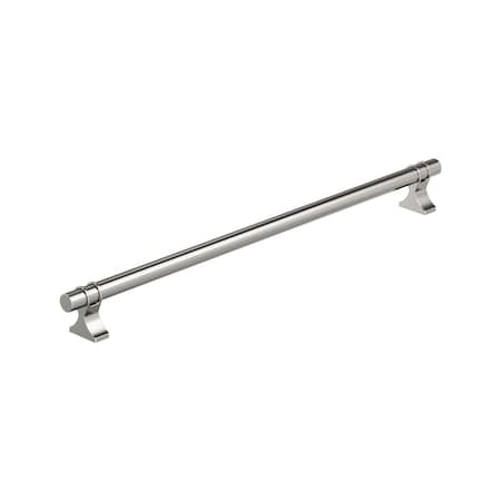 Amerock Davenport 12-5/8 inch 320mm Center-to-Center Polished Nickel Cabinet Pull BP36698PN