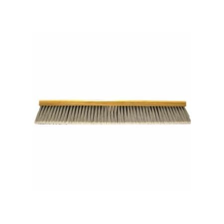 Magnolia Brush Silver Flagged Tip Polystyrene Floor Brush, 3424-FX, 3 in Trim x 24 in L, Wood, Brush Head Only 455-3724-FX