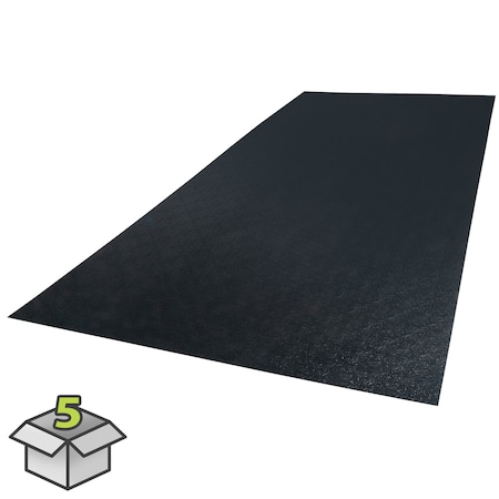 Palclad Panel, Pro Cracked Ice .090 Black 48 in X 120 in, 5PK 199483