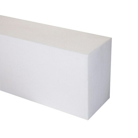 Zoro Select LDPE Bar, 8ftx3", 0.125"T, Off-White SLDPENA.125X3.000X96.000[Case Of 4]