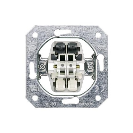 Siemens DELTA switch device insert FM, two-circuit switch can be screwed, 10A 250V 5TA2128