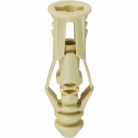 Dottie Triple-Grip Screw Anchor, 1-3/16" L, Polyethylene, 100 PK 6