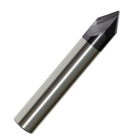 Monster Tool 2 Flute Chamfer Mill, Single End, 1/2in diameter, 82 Deg included angle, AlTiN Finish 209-082500B