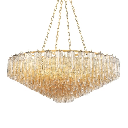 Hudson Valley Lighting Watertown 46 in. Chandelier Aged Brass 4921-AGB