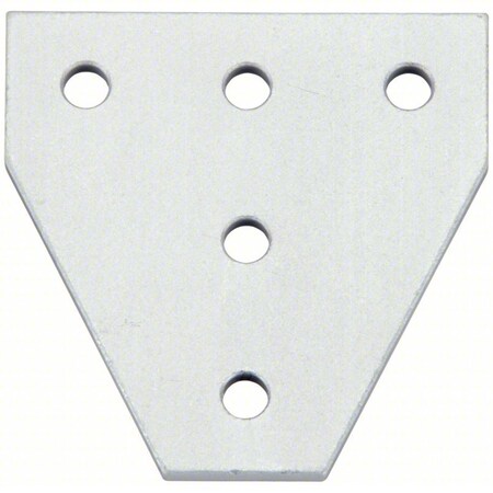 Fath JoiningPlate, Aluminum, Gray, 13/64in, 3in 093EVT7676