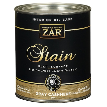 Zar Wood Stain Qt UGL Cashmere Zar Interior Oil-Based Wood Stain 50412