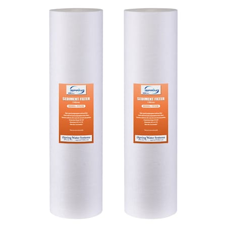 Ispring Water Replacement Cartridges Fine Sediment Filters 2PK FP25BX2