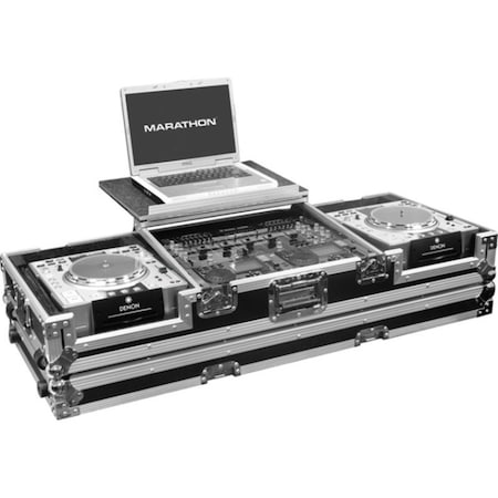 Marathon Holds 2 x large format CD players: Pioneer CDJ1000, CDJ800, Denon DN-S5000, DN-S3500, DN-S3700, Sta MA-DJCD19WLT