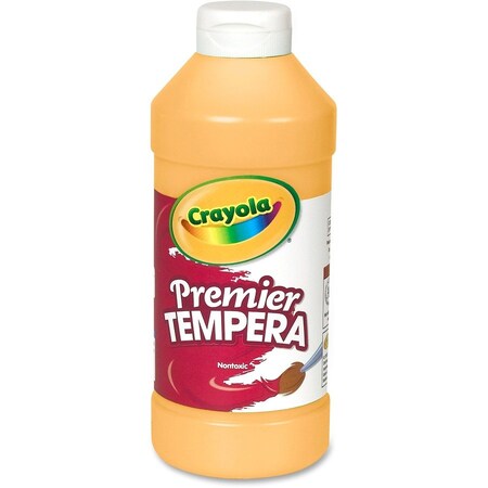 Crayola Premier Tempera Paint, 16 oz, Peach, 3PK 541216033