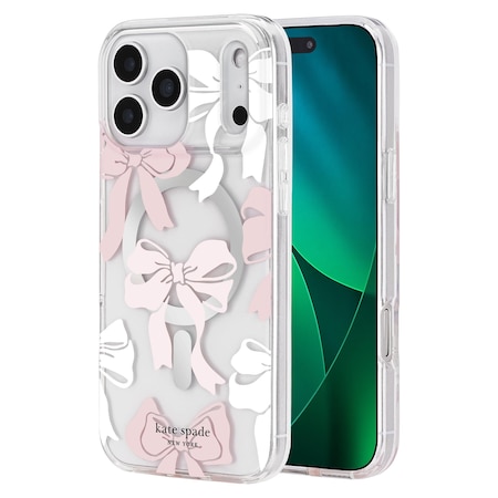 Kate Spade Protective Magsafe Case For Apple Iphone 17 Pro Max - Tied With A Bow KS058332