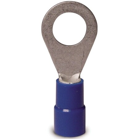 Gardner Bender Ring Terminal, 14 AWG, Vinyl Insulated, Crimp Termination Only 20-104