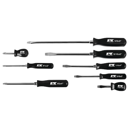 Performance Tool 8-Pc Professional Screwdriver Set, W901S W901S