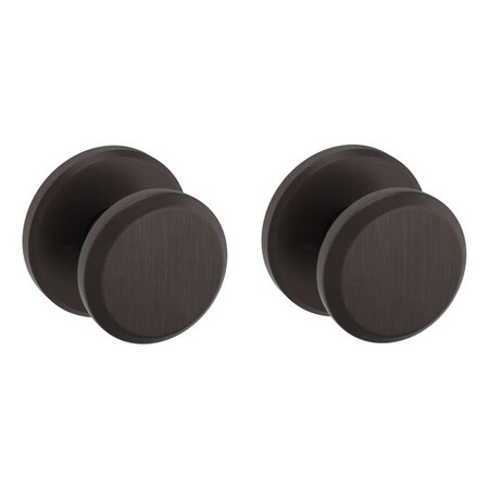 Baldwin Preconfigured 5023 Knob with R016 Rose Passage Lock with 2-3/8in Backset and Full Lip 5023112PASS