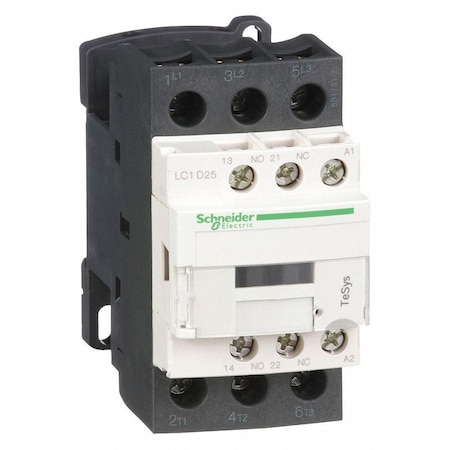 Square D CONTACTOR 600VAC 25AMP IEC + OPTIONS LC1D25B7