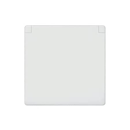 Siemens DELTA i-system electrical white Cover plate with spring flap 55x 55 mm for SCHUKO 5UH1205