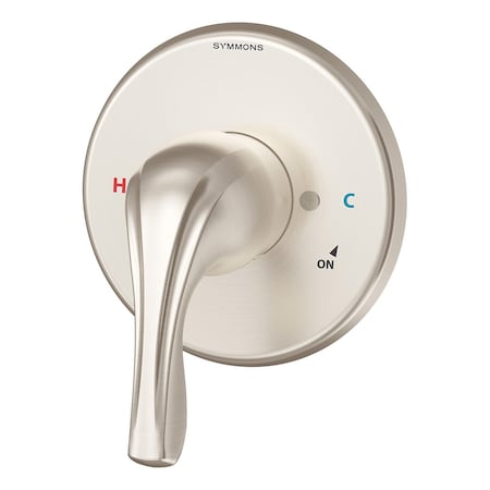 Symmons Origins Single Handle Wall Mounted Shower Trim Kit (Valve Not Included) 9600-PLR-TRM-STN