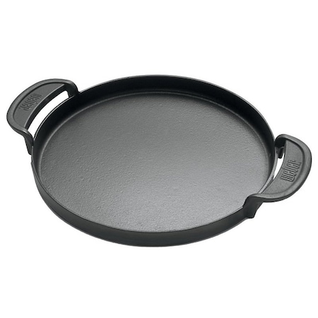 Weber Griddle, Cast Iron, Enamel-Coated, For: Gourmet BBQ System Cooking Grate 7421