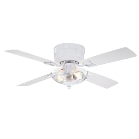 Westinghouse Hadley Series Indoor Ceiling Fan, White Housing, Gray Teak/White Blade, 42 in Sweep, MDF Blade 7311300