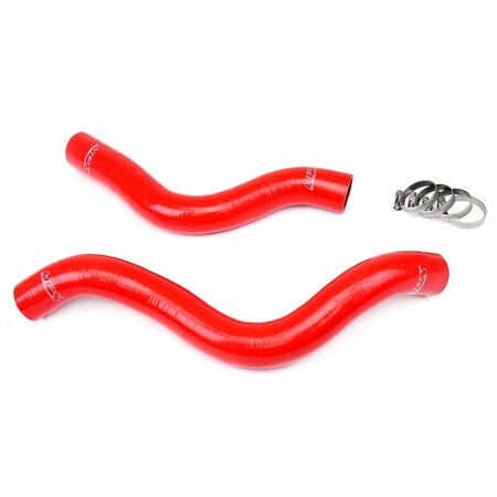 Hps Performance High Temp Reinforced Silicone Radiator Coolant Hose Kit, Red, 57-1038-RED