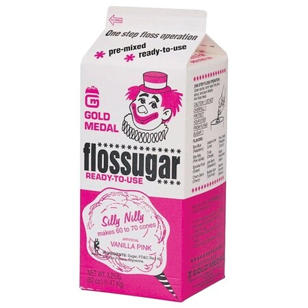 Gold Medal Cotton Candy, Silly Nilly, 3.25 lb Carton 3202