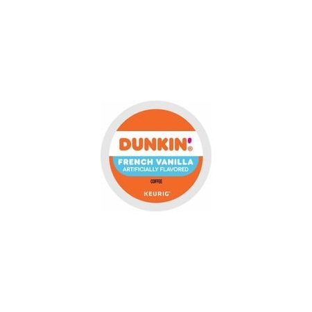Dunkin K-Cup French Vanilla Coffee, Compatible with Keurig Brewer, Medium, K-Cup, French Vanilla, 4PK 5000363272