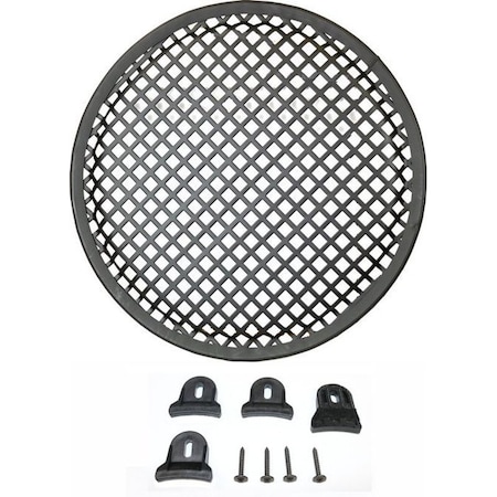 Deejay Led 10-in Diameter Steel Monster Mesh Grill for 10-in Woofers with hardware TBH10GR