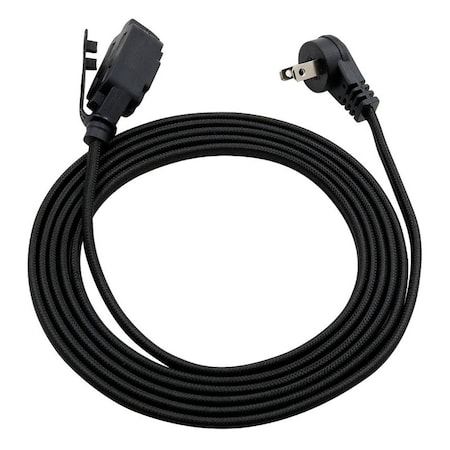 Powerzone Extension Cord, 16 AWG, Black, 9 ft ORFC922609