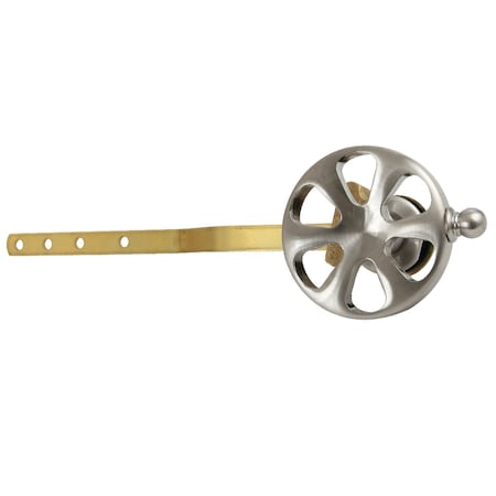 Kingston Brass Front Mount Toilet Tank Lever, Brushed Nickel KTRX8