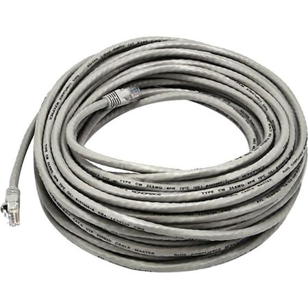 Monoprice Patch Cord, Cat 5e, Booted, Gray, 50 ft. 2157